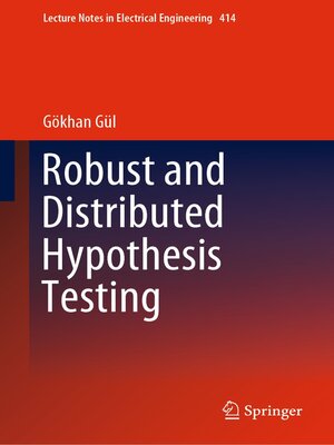 cover image of Robust and Distributed Hypothesis Testing